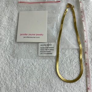 Jennifer Zeuner 14k Hamilton Yellow Gold IP PLATED, 7”